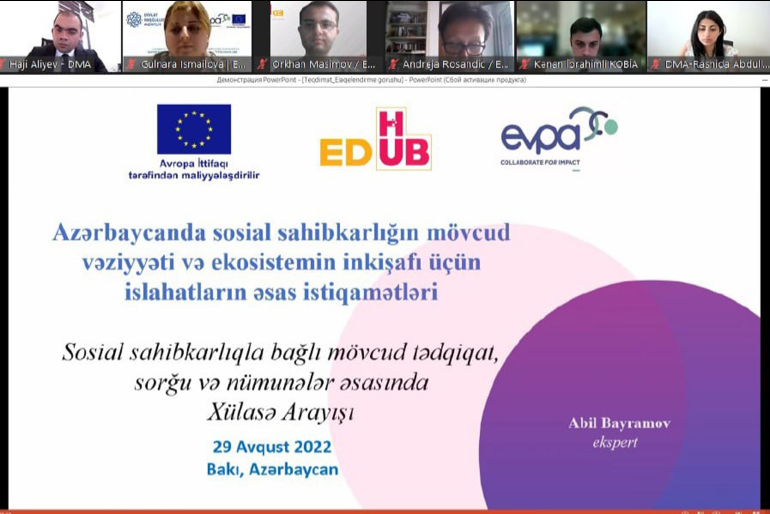 Looking to the future of social entrepreneurship ecosystem in Azerbaijan